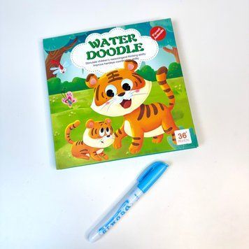 Логічна книжечка з липучками + водна розмальовка Тваринки С 75162 id_1621 фото